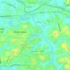 Mappa topografica Udahamulla, altitudine, rilievo