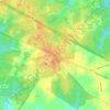 Mappa topografica Zion Crossroads, altitudine, rilievo