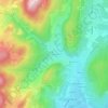 Mappa topografica La Bouzolle, altitudine, rilievo