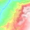 Mappa topografica Socorro, altitudine, rilievo