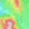 Mappa topografica La Festinière, altitudine, rilievo