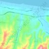 Mappa topografica Modio, altitudine, rilievo