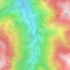Mappa topografica Troussilh, altitudine, rilievo