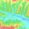 Mappa topografica Casello, altitudine, rilievo