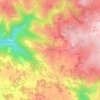 Mappa topografica Le Nayrac, altitudine, rilievo