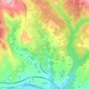 Mappa topografica La Bonnetie, altitudine, rilievo