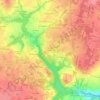 Mappa topografica Le Louvre, altitudine, rilievo