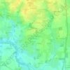 Mappa topografica La Sauze, altitudine, rilievo
