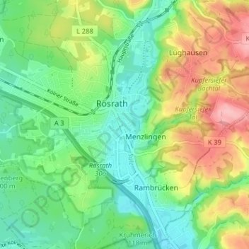 Mappa topografica Im Pannenauel, altitudine, rilievo