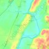 Mappa topografica Paulson, altitudine, rilievo
