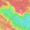 Mappa topografica Clairefontaine-en-Yvelines, altitudine, rilievo