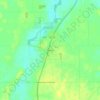 Mappa topografica Pikeville, altitudine, rilievo