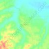 Mappa topografica Suka Makmur, altitudine, rilievo