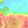 Mappa topografica Carabias, altitudine, rilievo