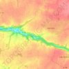 Mappa topografica Menez, altitudine, rilievo