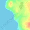 Mappa topografica Vaygach polar station, altitudine, rilievo