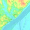Mappa topografica Naciente del Amazonas, altitudine, rilievo