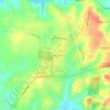Mappa topografica Sherwood Forest, altitudine, rilievo
