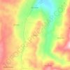 Mappa topografica Caloto, altitudine, rilievo