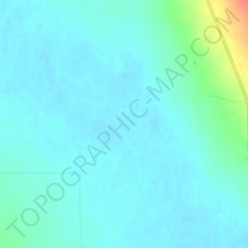 Mappa topografica Thousand Springs, altitudine, rilievo