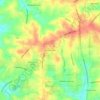 Mappa topografica Vienna Forest, altitudine, rilievo