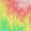 Mappa topografica Les Isnards, altitudine, rilievo