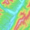 Mappa topografica Mountain Grove, altitudine, rilievo