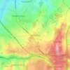 Mappa topografica Chelsfield, altitudine, rilievo