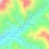 Mappa topografica El Maitén, altitudine, rilievo