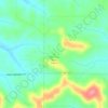 Mappa topografica Chimney Rock, altitudine, rilievo