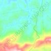 Mappa topografica Cocais, altitudine, rilievo