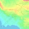 Mappa topografica Kourkoumelata, altitudine, rilievo