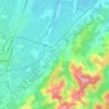 Mappa topografica Savignano sul Panaro, altitudine, rilievo