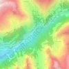 Mappa topografica Pouillayes, altitudine, rilievo