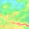Mappa topografica Le Clos, altitudine, rilievo
