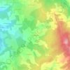 Mappa topografica Fonsoumagne, altitudine, rilievo