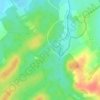 Mappa topografica Les Evrieux, altitudine, rilievo