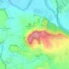 Mappa topografica Punto geodésico de Gazólaz, altitudine, rilievo
