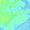 Mappa topografica Bear Creek, altitudine, rilievo