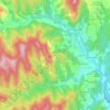 Mappa topografica Vallicella, altitudine, rilievo