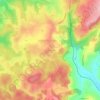 Mappa topografica Aux Escombes, altitudine, rilievo