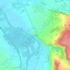 Mappa topografica La Croix Rouge, altitudine, rilievo