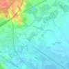Mappa topografica Vauguières-le-Haut, altitudine, rilievo