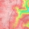 Mappa topografica Le Petit Hongreaux, altitudine, rilievo