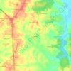 Mappa topografica Sunderland Estates, altitudine, rilievo