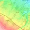 Mappa topografica Grove End, altitudine, rilievo