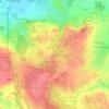 Mappa topografica Le Patis Garel, altitudine, rilievo