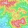 Mappa topografica Chiatri, altitudine, rilievo