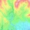 Mappa topografica Pavignano, altitudine, rilievo