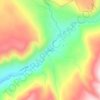 Mappa topografica Dunton, altitudine, rilievo